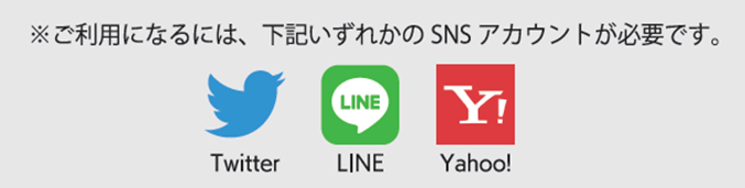 SNSアカウント一覧