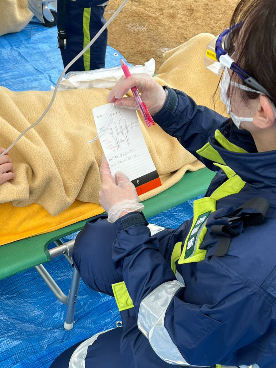 愛知県・豊川市総合防災訓練の様子