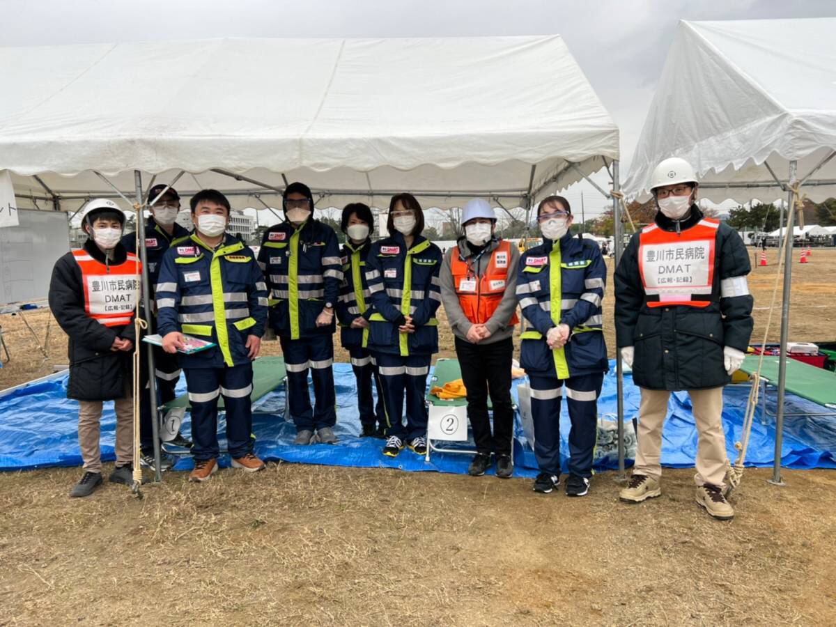 愛知県・豊川市総合防災訓練の様子